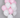 Balloon Bouquets - Pink & White Balloons