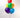 Pride Classic Rainbow Balloon Bouquet  (Biodegradable)