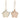 Ali+Oli Silicone Pacifier Case 2 pack Star (Blush & Sand)