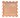 Rust Gingham Scalloped Square Paper Plates