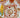 Rust Gingham Scalloped Square Paper Plates