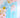 Sky Blue Foil Fringe Curtain Backdrop