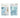 Light Blue Foil Fringe Curtain Backdrop