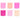Shades of Pink Paper Crepe Streamers