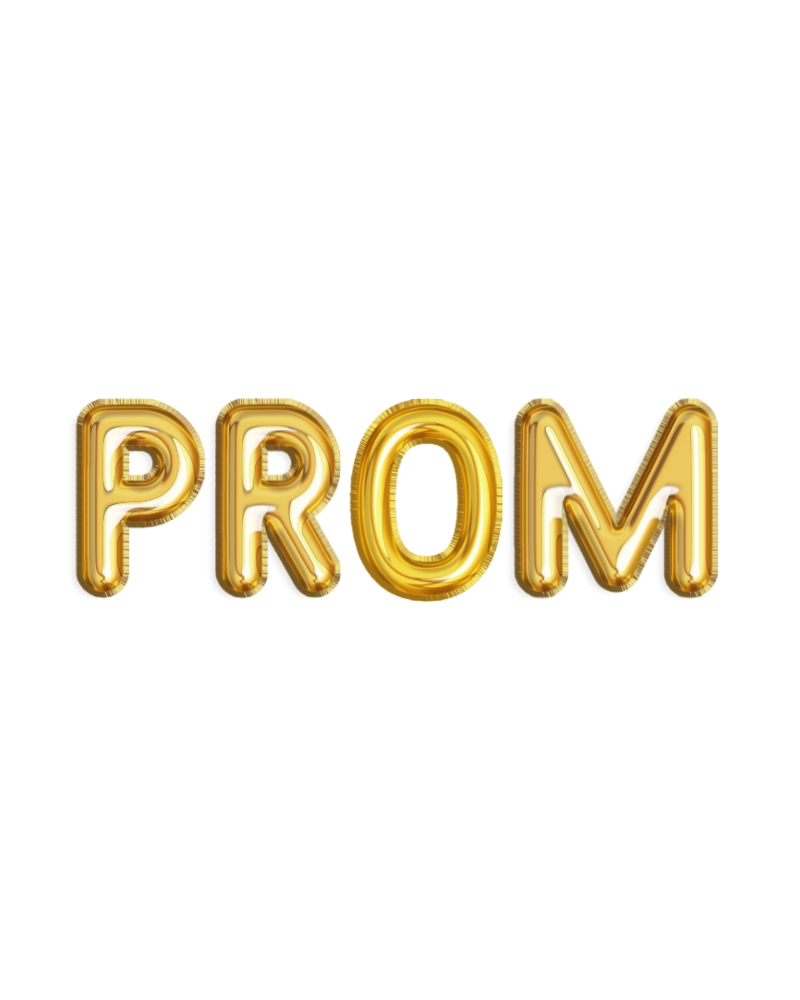 Prom Balloons - Jumbo 2025 PROM Letter Balloons (Gold or Silver ...