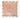 Rust Gingham Scalloped Square Paper Plates
