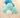 Balloon Bouquets - Mint Green/Blue/White Balloons