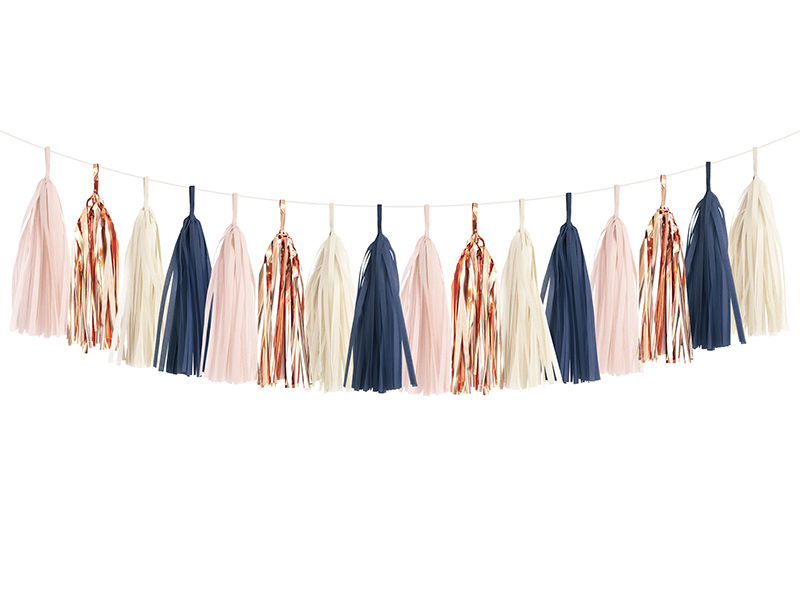 Navy tassel garland deals