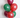 Burgundy, Red, & Green - Signature Holiday Balloon Bouquet