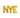 "NYE" New Years Eve Jumbo Letter Balloons