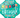 Turquoise Birthday Balloon