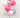 Balloon Bouquet - Silver & Pink