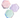 Pastel Sprinkles - Small Paper Plates (18 Pack)